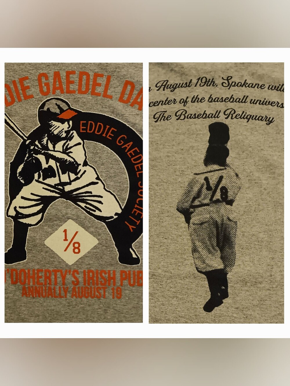 St Louis Browns Eddie Gaedel t-shirt 7th Inning Baseball History new Orioles